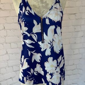 Royal Blue Floral Tank